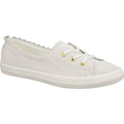 Converse Chuck Taylor All Star Ballet 563482C 38,5 Beżowe. Brązowe buty sportowe damskie Converse, bez wzorów, ze skóry, sportowe. W wyprzedaży za 269,99 zł.