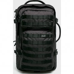 Jack Wolfskin - Plecak. Czarne plecaki męskie marki Jack Wolfskin, w paski, z materiału, małe. Za 639,90 zł.