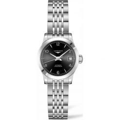 LONGINES Record L2.320.4.56.6. Szare zegarki damskie LONGINES, ze stali. Za 7540,00 zł.