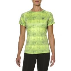 Asics Koszulka Pistachio Steam Print zielona r. S (130318 0190). Zielone topy sportowe damskie marki Asics, s. Za 69,00 zł.