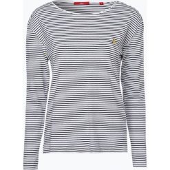 S.Oliver Casual - Damska koszulka z długim rękawem, czarny. Czarne t-shirty damskie marki s.Oliver Casual, s. Za 49,95 zł.