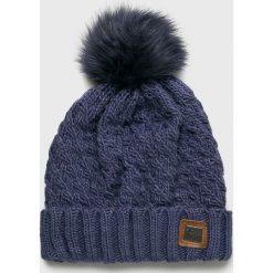 Roxy - Czapka. Niebieskie czapki zimowe damskie marki Roxy, z dzianiny. W wyprzedaży za 99,90 zł.