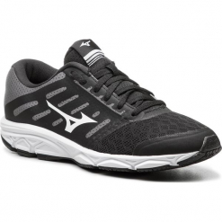 Buty MIZUNO - Ezrun J1GF183801 Czarny. Czarne buty sportowe damskie Mizuno, bez wzorów, z tworzywa sztucznego, sportowe, do biegania. W wyprzedaży za 179,00 zł.