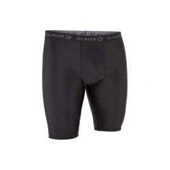 Jammer surfing bieliźniany 500. Czarne koszulki męskie OLAIAN, xl, bez wzorów, z elastanu, sportowe, bez kołnierzyka, bez rękawów. Za 34,99 zł.