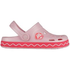 Coqui Froggy Candy Pink / New Rouge Dziecięce Kapcie 8801-407-4142 (Rozmiar 26-27). Różowe buciki niemowlęce marki Coqui, bez zapięcia. W wyprzedaży za 44,00 zł.