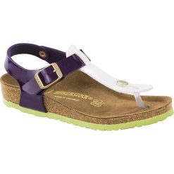 Buty dziecięce: Japonki „Kairo” w kolorze fioletowo-białym – szerokość S
