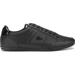Lacoste Chaymon 120 Tenisówki Czarny. Czarne trampki męskie Lacoste, bez wzorów, ze skóry, bez zapięcia. Za 516,95 zł.