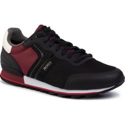 Sneakersy BOSS - Parkour 50422380 10214663 01 Open Red 640. Czarne sneakersy męskie Boss, bez zapięcia. W wyprzedaży za 519,00 zł.