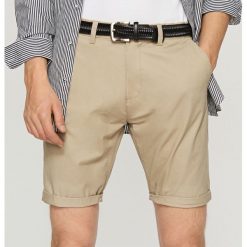 Spodenki i szorty męskie: Szorty chino regular fit - Beżowy