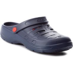 Klapki COQUI - Kenso 6305 Navy. Niebieskie klapki męskie marki Coqui, bez wzorów, z tworzywa sztucznego. Za 49,99 zł.