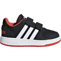 Buty adidas Hoops 2.0 Cmf I (B75965). Czerwone buty chłopięce sportowe Adidas, z materiału, bez zapięcia. Za 99,99 zł.