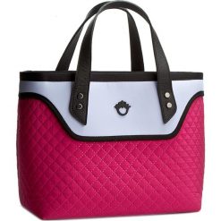 Torebki klasyczne damskie: Torebka GOSHICO – Flowerbag 3034 Różowo/Niebieski