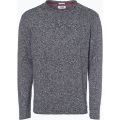 Tommy Jeans - Sweter męski, czarny. Czarne swetry męskie marki Tommy Jeans, m, bez wzorów, z jeansu, bez kołnierzyka, bez kaptura. Za 299,95 zł.