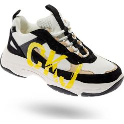 SNEAKERSY MARLEEN Calvin Klein Jeans. Żółte sneakersy damskie Calvin Klein Jeans, z jeansu. W wyprzedaży za 494,25 zł.