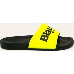 Blauer - Klapki. Żółte kapcie męskie Blauer, z materiału. Za 169,90 zł.