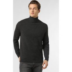Andrew James - Sweter męski, szary. Szare swetry męskie Andrew James, s, bez wzorów, z kaszmiru, klasyczne, z golfem, bez kaptura. Za 599,95 zł.