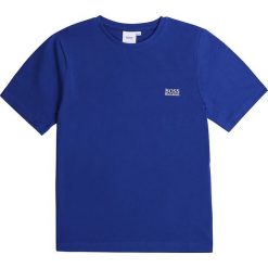 Boss - T-shirt dziecięcy 116-152 cm. Szare t-shirty chłopięce Boss, z aplikacjami, z bawełny, bez rękawów. W wyprzedaży za 119,90 zł.