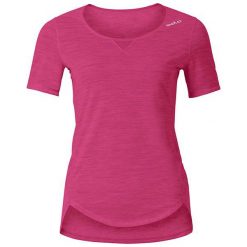 Bluzki sportowe damskie: Odlo Koszulka damska Shirt s/s crew neck Revolution TW Light różowa r. XS