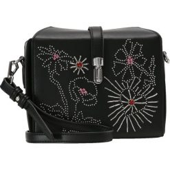 Torebki klasyczne damskie: Topshop HEART BERTIE STUD CROSSBODY Torba na ramię black