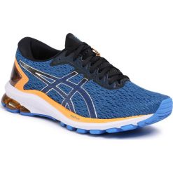 Buty ASICS - Gt-1000 9 1011A770 Electric Blue/Black 402. Niebieskie buty sportowe męskie Asics, z tworzywa sztucznego, bez zapięcia, do biegania. Za 499,00 zł.