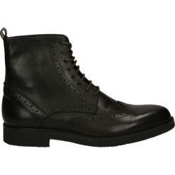 Botki męskie - 849P C TDMJ18. Czarne bez kategorii Venezia, ze skóry. Za 259,00 zł.