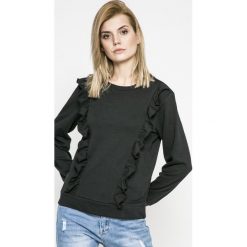 Jacqueline de Yong - Bluza Lotte. Czarne bluzy damskie marki Jacqueline de Yong, l, z bawełny, bez kaptura. W wyprzedaży za 49,90 zł.