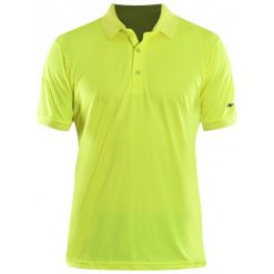 Koszulki do fitnessu męskie: One Way Męska Koszulka Polo Short Sleeve Pique Yellow Xxl