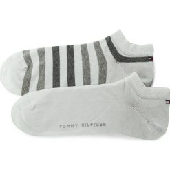 Zestaw 2 par niskich skarpet unisex TOMMY HILFIGER - 382000001 White 300. Białe skarpetki damskie TOMMY HILFIGER, bez wzorów, z elastanu. Za 44,99 zł.
