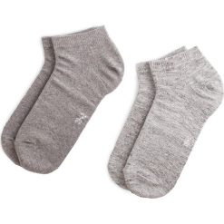 Zestaw 2 par niskich skarpet unisex CAMEL ACTIVE - 6480 Grey Mel 150. Szare skarpetki damskie Camel Active, bez wzorów, z elastanu. Za 35,00 zł.