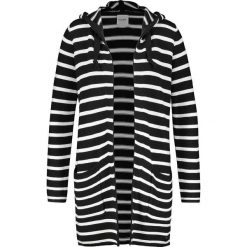 Sweter rozpinany w kolorze biało-czarnym. Czarne kardigany damskie marki Taifun, s, w paski. W wyprzedaży za 181,95 zł.