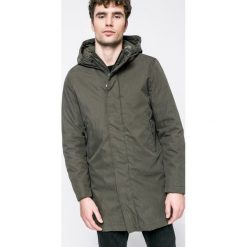 Selected - Kurtka. Zielone płaszcze męskie marki Selected, xl, bez wzorów, z bawełny, długie, bez kaptura. W wyprzedaży za 319,90 zł.