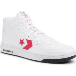 Sneakersy CONVERSE - Rival Mid 167081C White/University Red/Black. Białe sneakersy męskie Converse, bez zapięcia. Za 299,00 zł.