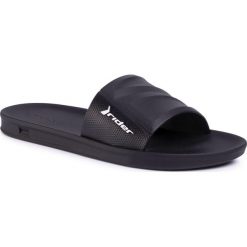 Klapki RIDER - Street Slide Ad 11578 Black/Black 20780. Czarne klapki męskie Rider, bez wzorów, z tworzywa sztucznego. Za 69,99 zł.