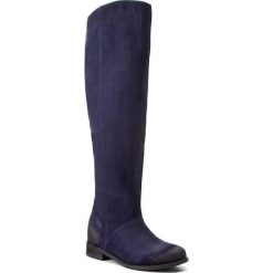 Buty zimowe damskie: Muszkieterki EDEO – 3021-852 Granat