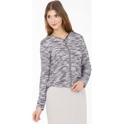 Elegancka bluza. Szare bluzy damskie Monnari, bez wzorów, z bawełny, bez rękawów, długie, bez kaptura. Za 79,60 zł.