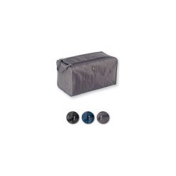 TOP CHOICE Kosmetyczka męska Check (92862). Szare kosmetyczki męskie marki TOP CHOICE, bez wzorów. Za 20,00 zł.