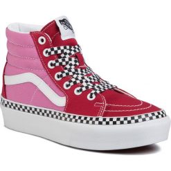 Sneakersy VANS - Sk8-Hi Platform 2 VN0A3TKNWVX1 (2-Tone) Chlepepr/Fchsiapnk. Różowe półbuty damskie Vans, na co dzień, bez wzorów, z gumy, bez obcasa, bez zapięcia. W wyprzedaży za 259,00 zł.