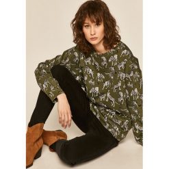 Medicine - Bluza Basic. Zielone bluzy damskie MEDICINE, s, bez wzorów, z bawełny, bez rękawów, bez kaptura. W wyprzedaży za 49,90 zł.