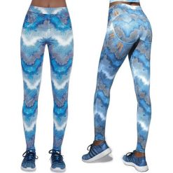 Spodnie damskie: Bas Black Legginsy damskie Energy niebieskie r. S (BB12598)
