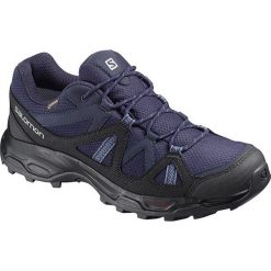 Buty sportowe "Rhossili GTX" w kolorze granatowym. Niebieskie buty sportowe damskie Salomon, bez wzorów, z materiału, sportowe, wspinaczkowe, gore-tex. W wyprzedaży za 307,95 zł.