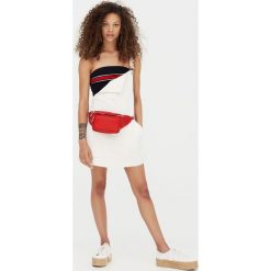 Topy damskie: Top basic z paskami