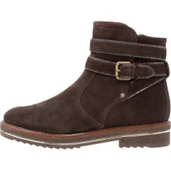 Botki damskie: Be Natural WIDE FIT Botki mocca