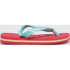 Havaianas - Japonki. Różowe klapki damskie Havaianas, bez wzorów, z gumy, bez obcasa, na obcasie. W wyprzedaży za 49,90 zł.