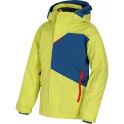 Husky dziecięca kurtka narciarska Zort Kids 122 jasnozielona. Zielone kurtki chłopięce Husky, z gumy, sportowe. W wyprzedaży za 339,00 zł.