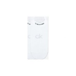 Calvin Klein 2-pack Skarpetki Biały. Białe skarpetki damskie Calvin Klein, bez wzorów, z elastanu. Za 64,95 zł.