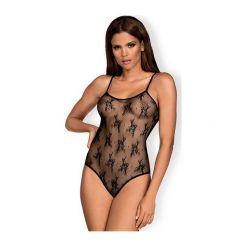 Body Jennifairy. Czarne body damskie Obsessive, bez wzorów, z koronki. Za 73,90 zł.
