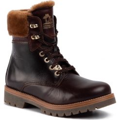 Trapery PANAMA JACK - Panama 03 Igloo Brooklyn B2 Pull-Up Marron/Brown. Pomarańczowe trapery damskie Panama Jack, ze skóry, bez obcasa, bez zapięcia. W wyprzedaży za 599,00 zł.
