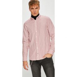 Tommy Hilfiger - Koszula. Szare koszule męskie marki TOMMY HILFIGER, m, w paski, z bawełny, casualowe, button down, z długim rękawem. W wyprzedaży za 279,90 zł.