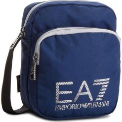 Saszetka EA7 EMPORIO ARMANI - 275663 CC732 02836 Dark Blue. Niebieskie torby męskie skórzane marki EA7 Emporio Armani, bez wzorów, z materiału, młodzieżowe. Za 269,00 zł.