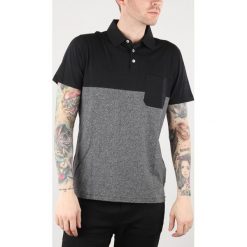 Lee Polo Koszulka Czarny Szary. Szare koszulki męskie Lee, m, bez wzorów, z bawełny, polo, bez rękawów. Za 231,95 zł.